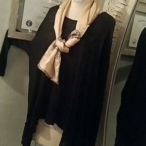 Low back lightweight sweater.